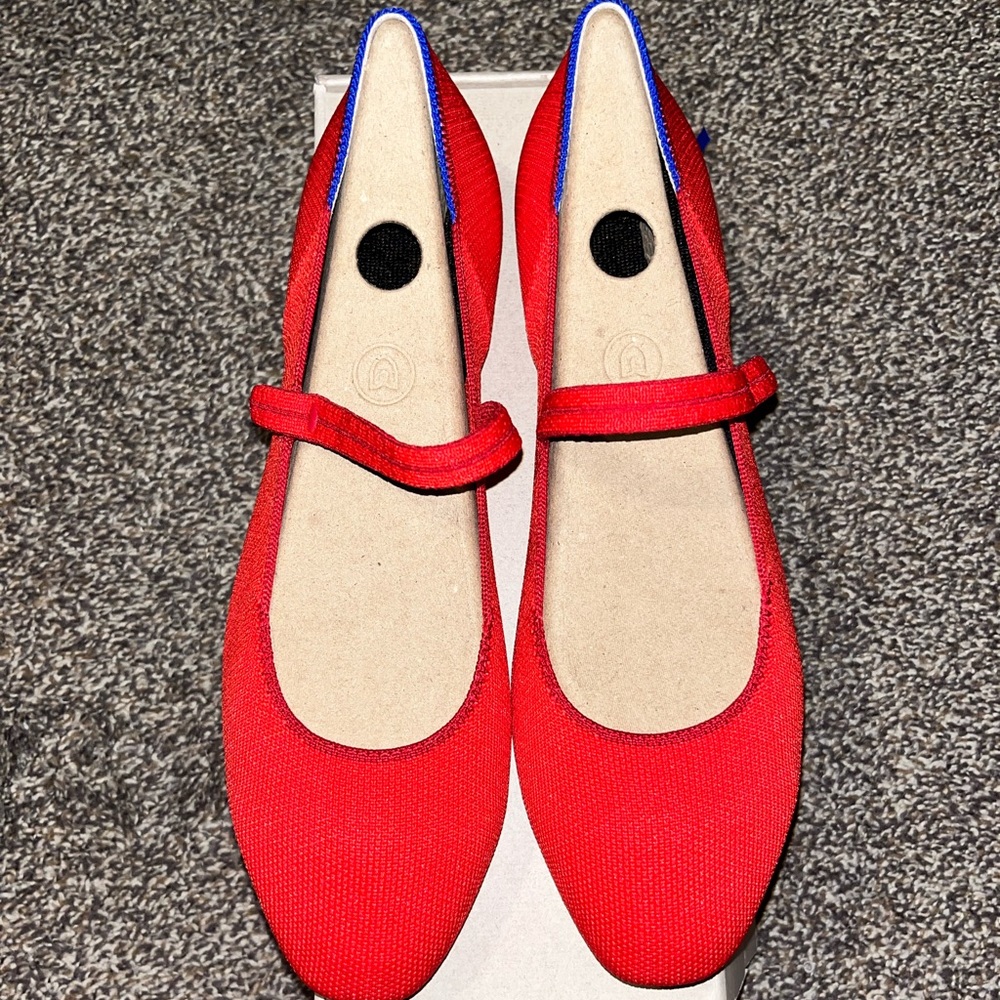 Flame Square Mary Janes NWT
